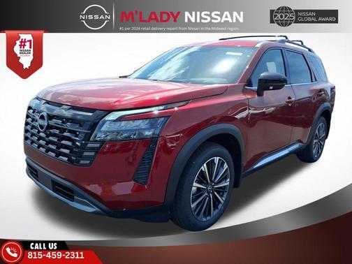 Scarlet Ember Tintcoat 2026 Nissan Pathfinder Platinum