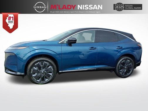 Aurora Blue Pearl Metallic/Super Black 2026 Nissan Murano Platinum