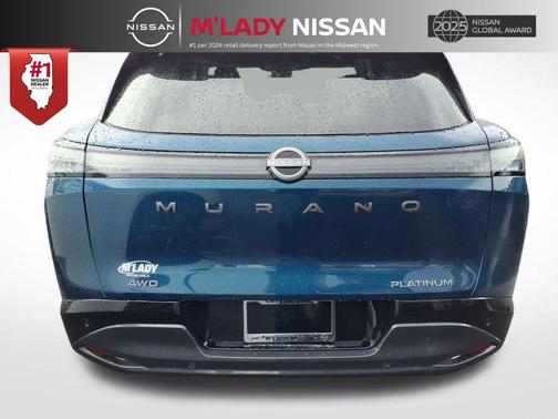 Aurora Blue Pearl Metallic/Super Black 2026 Nissan Murano Platinum