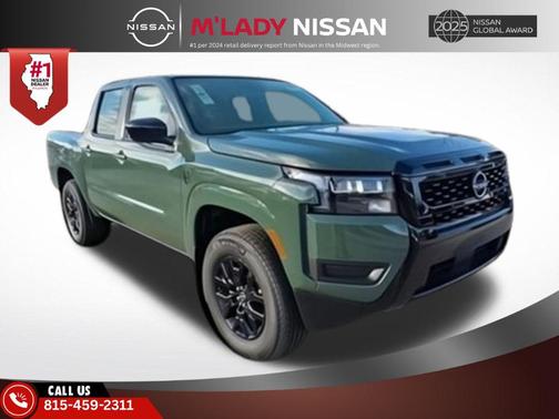 Tactical Green Metallic 2026 Nissan Frontier SV