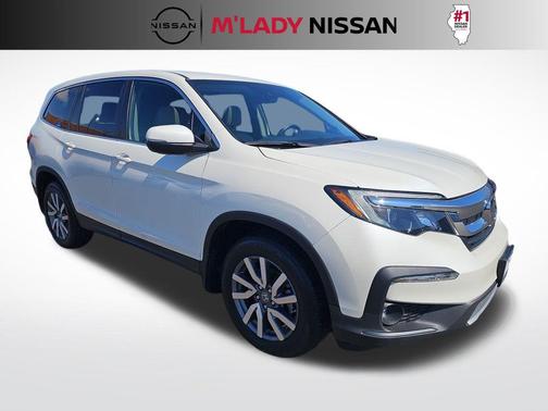 White Diamond Pearl 2019 Honda Pilot EX-L