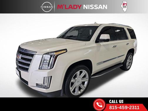 White Diamond Tricoat 2015 Cadillac Escalade Luxury