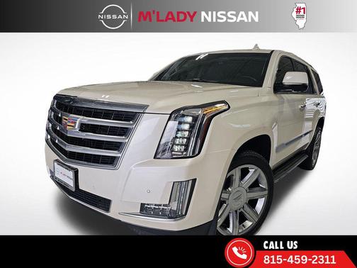 White Diamond Tricoat 2015 Cadillac Escalade Luxury