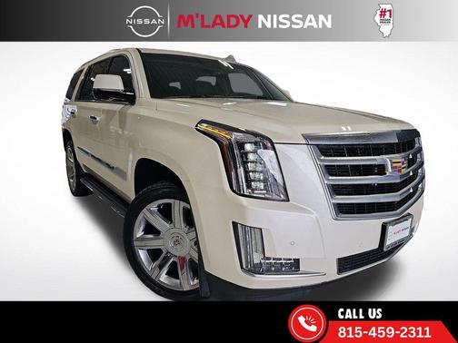 White Diamond Tricoat 2015 Cadillac Escalade Luxury