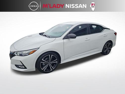 Aspen White Tricoat 2023 Nissan Sentra SR