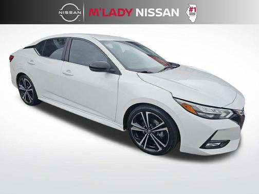 Aspen White Tricoat 2023 Nissan Sentra SR