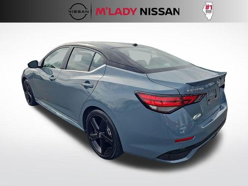 Atlantic Gray Metallic/Super Black 2024 Nissan Sentra SR
