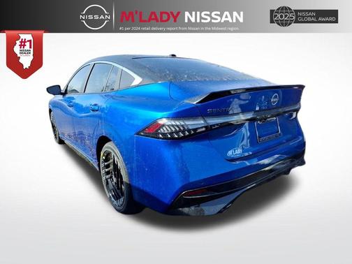 Bluestone Pearl/Super Black 2026 Nissan Sentra SR