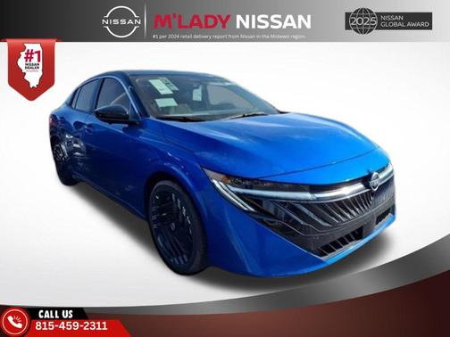 Bluestone Pearl/Super Black 2026 Nissan Sentra SR