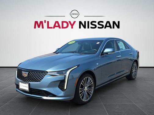 Midnight Steel Metallic 2023 Cadillac CT4 Premium Luxury