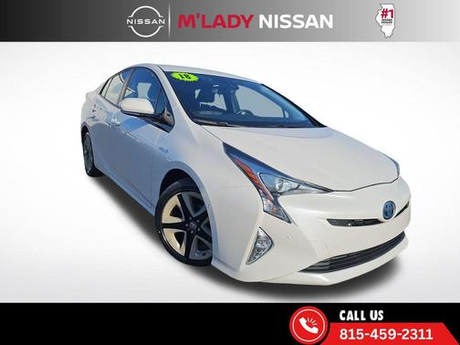 Blizzard Pearl 2018 Toyota Prius Four Touring