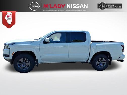 Glacier White 2026 Nissan Frontier SV