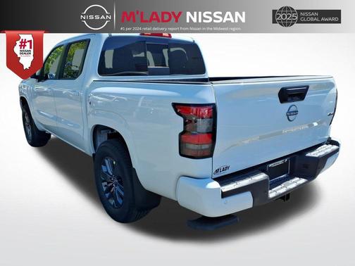 Glacier White 2026 Nissan Frontier SV
