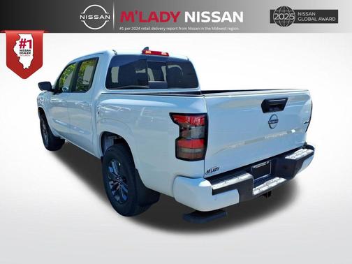 Glacier White 2026 Nissan Frontier SV