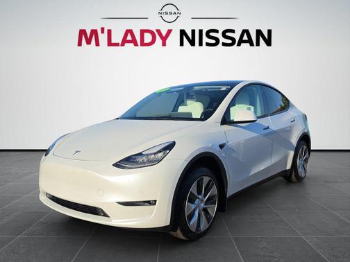 Pearl White Multi-Coat 2021 Tesla Model Y Long Range Dual Motor All-Wheel Drive