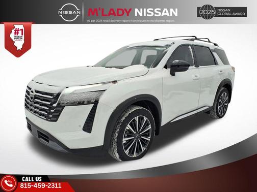 Everest White Pearl Tricoat 2026 Nissan Pathfinder Platinum