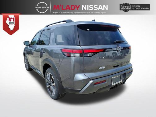Gun Metallic 2026 Nissan Pathfinder Platinum