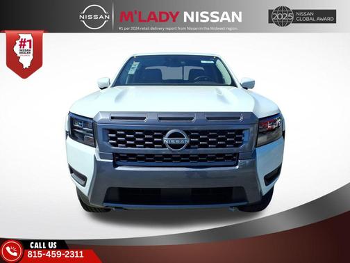 Glacier White 2026 Nissan Frontier SV