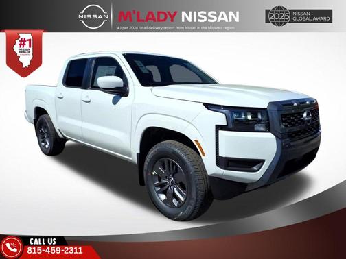 Glacier White 2026 Nissan Frontier SV