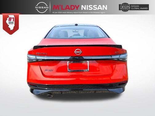 Energetic Ember/Super Black 2026 Nissan Sentra SR