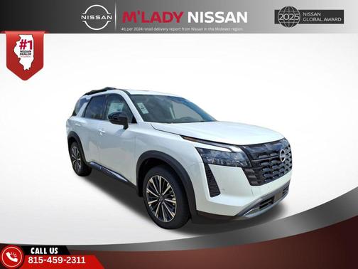 Everest White Pearl Tricoat 2026 Nissan Pathfinder Platinum