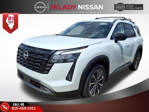 Everest White Pearl Tricoat 2026 Nissan Pathfinder Platinum