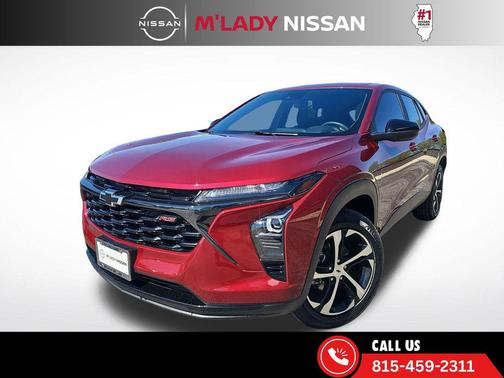 Crimson Metallic 2024 Chevrolet Trax FWD 1RS