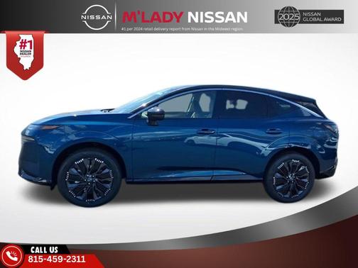 Aurora Blue Pearl Metallic/Super Black 2026 Nissan Murano Platinum