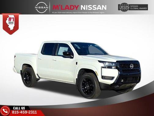 Glacier White 2026 Nissan Frontier SV