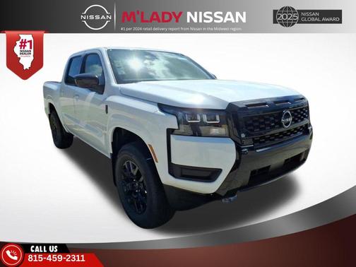 Glacier White 2026 Nissan Frontier SV