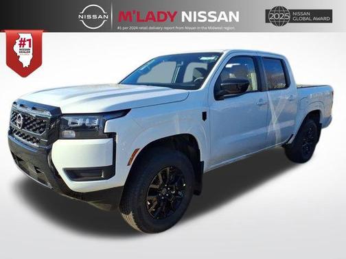 Glacier White 2026 Nissan Frontier SV