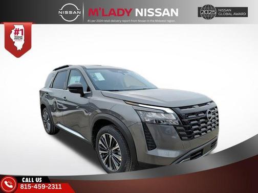 Gun Metallic 2026 Nissan Pathfinder Platinum