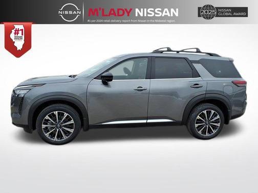 Gun Metallic 2026 Nissan Pathfinder Platinum