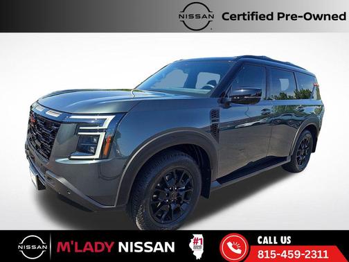 Alpine Metallic/Super Black 2025 Nissan Armada PRO-4X 4WD