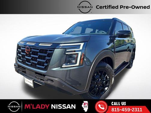 Alpine Metallic/Super Black 2025 Nissan Armada PRO-4X 4WD