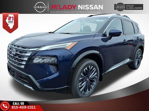 Deep Ocean Blue Pearl 2026 Nissan Rogue Platinum