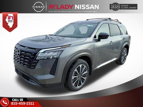 Boulder Gray Pearl 2026 Nissan Pathfinder Platinum