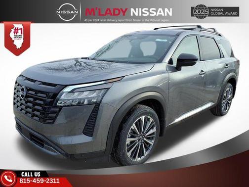 Boulder Gray Pearl 2026 Nissan Pathfinder Platinum