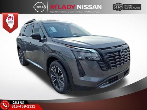 Boulder Gray Pearl 2026 Nissan Pathfinder Platinum