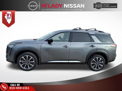 Boulder Gray Pearl 2026 Nissan Pathfinder Platinum