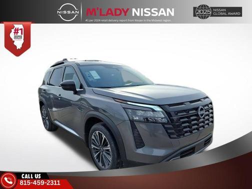 Boulder Gray Pearl 2026 Nissan Pathfinder Platinum