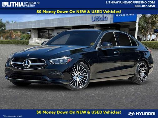 Black 2022 Mercedes-Benz C-Class C 300