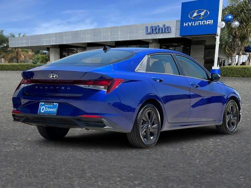 Intense Blue 2021 Hyundai ELANTRA SEL