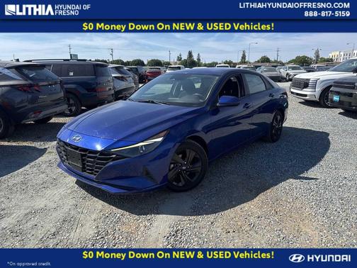 Intense Blue 2021 Hyundai ELANTRA SEL