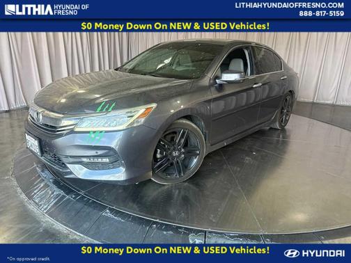 Gray 2017 Honda Accord Touring