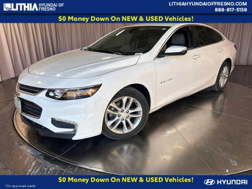 Summit White 2018 Chevrolet Malibu LT