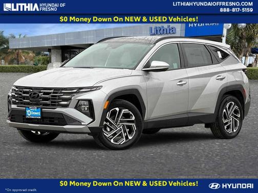 Shimmering Silver 2026 Hyundai TUCSON Hybrid Limited