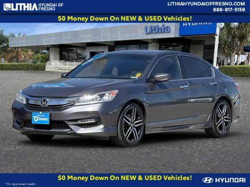 Gray 2016 Honda Accord Sport