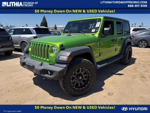 Mojito! Clearcoat 2018 Jeep Wrangler Unlimited Sport