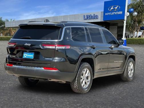 Diamond Black Crystal Pearlcoat 2021 Jeep Grand Cherokee L Limited